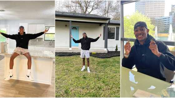 Making it happen: Celebration as elated young man acquires 1st house at 22