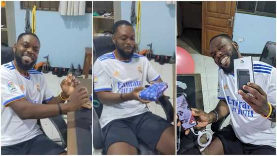 Boo spoils her husband, buys him new phone, husbae beams like little boy in viral video