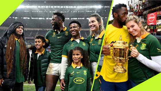 Siya Kolisi missing as Rachel post family picture to celebrate Christmas