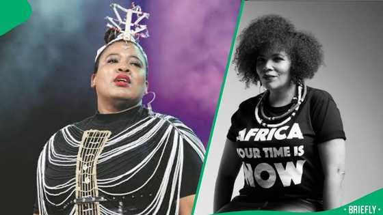 Thandiswa Mazwai pays tribute to fashion designer Maria McCloy: "Rest in giggles"