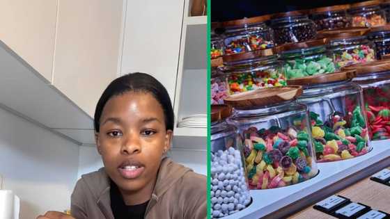 Woman shows off R1 900 sweets depot haul, SA loves it: "Now this is called snacking"