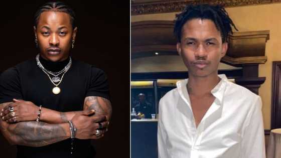 Priddy Ugly claps back at Musa Khawula's savage trolling, fans throw shade at celeb blogger in defence of rapper