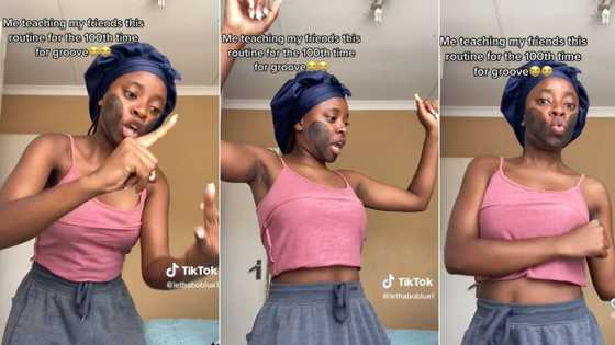 Woman shows how she has to train her friends for groove, demonstration of 'Sekete' dance has Mzansi peeps amused