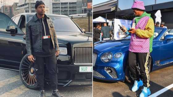 Andile Mpisane proudly flaunts new R3 million Mercedes-Maybach, SA wowed