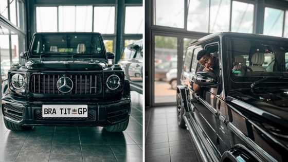 Local filmmaker shows off his new wheels, flexes a whole G-Wagon and SA stans: "Danko mpilo, danko bra God"