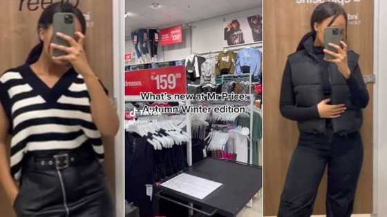 Woman reviews Mr Price's winter and autumn clothing, Mzansi loves her impeccable taste in fashion