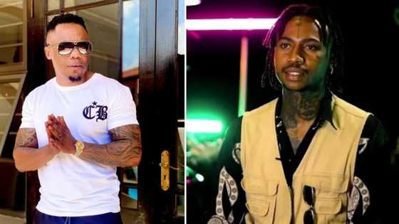 DJ Tira parties it up with 'Big Brother Mzansi' star Themba, the #GhostNation happy for their boy