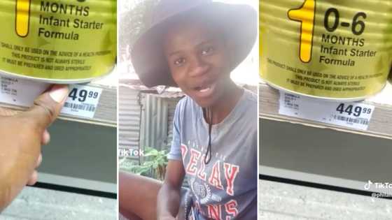 Mzansi man chokes on price of formula, funny TikTok video has citizens in stitches: “Pregnancy can miss me”