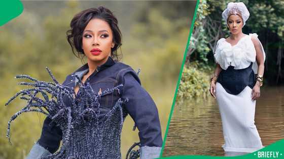 Kelly Khumalo previews new love song 'Merry Go Round' in the studio, Fans approve: "She can sing"