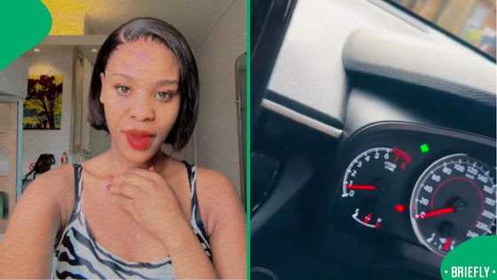 A brother’s shock turned to pure joy when his sister surprised him in her new ride