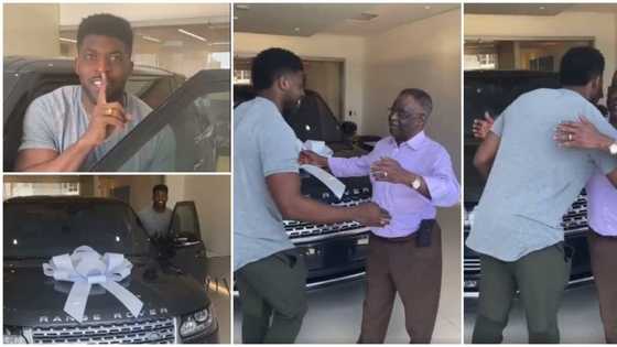 Man has dad in tears as he surprises him with Range Rover for 70th birthday