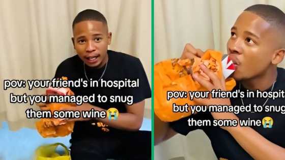 Man in TikTok video sneaks booze into hospital while visiting admitted friend, SA disapproves