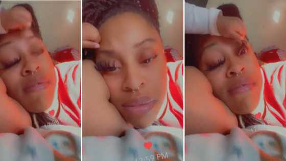 Baby girl rips mother’s fake eyelashes off while she is trying to sleep: Hilarious clip has people in stitches