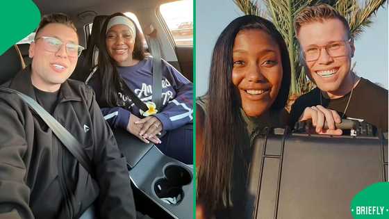 SA woman pranks US husband with hilarious fake spray-on beard, Mzansi can’t stop laughing