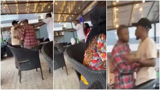 What are you doing here? Man catches his girlfriend with another 'lover', video goes viral