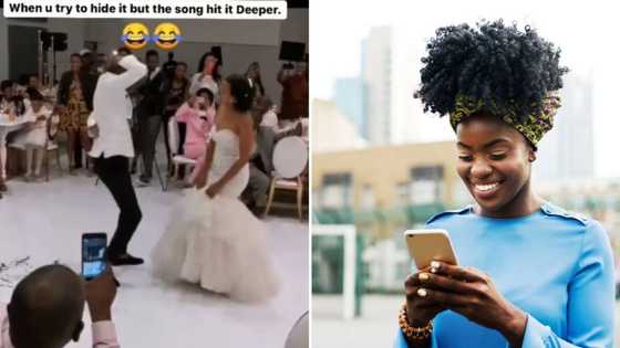 Groom busts into killer moves during 1st dance with wifey at wedding reception: “When the song hits deeper”