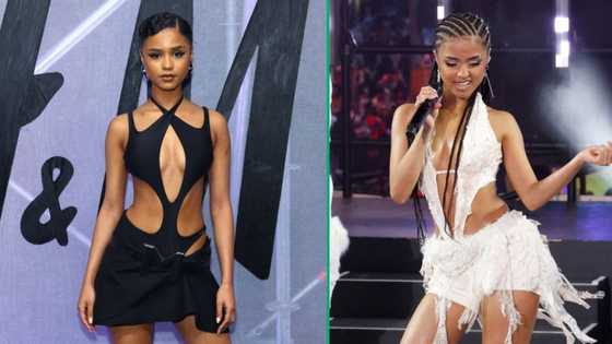 Tyla poses with her parents after winning the Grammy Award, fans wowed by her lovely mother