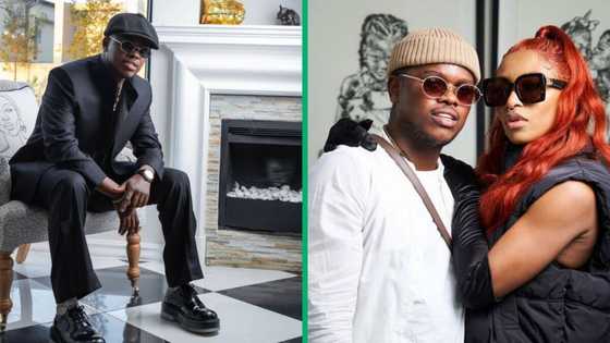 Murdah Bongz ignores drama, honours DJ Zinhle in sweet Instagram post: "Luckiest man in the world"