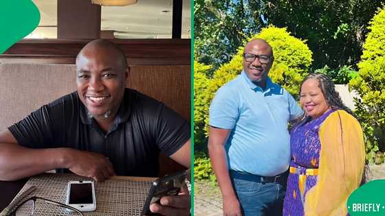 Picture of Musa Mseleku bonding with newborn baby at MaCele's home causes stir: "No lobola"