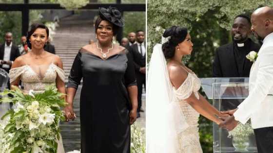 'Gomora' trends on social media, Mzansi in awe of Thathi and Phumlani's spicy wedding ceremony