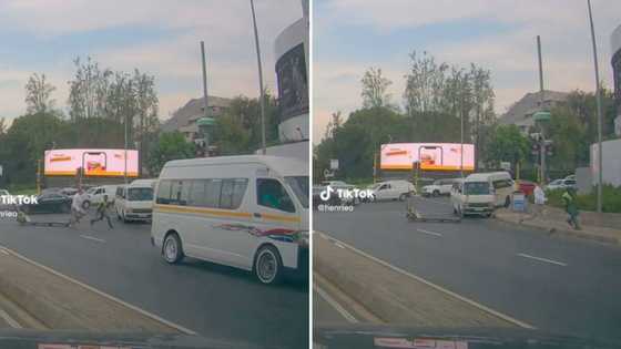 Johannesburg white man chases street vendor in TikTok video, netizens wondering why