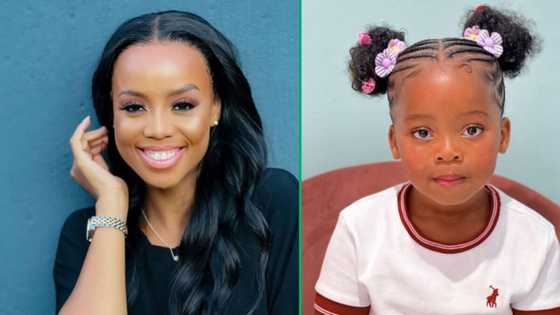 Ntando Duma's daughter Sbahle moves SA to tears as she celebrates her business' 1st anniversary