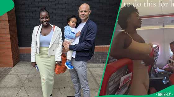 "You're so brave": Wife announced husband's cancer-free triumph to flight passengers, SA moved