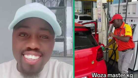 Vibey petrol attendant dances to Master KG’s track 'Felix', Mzansi loving the TikTok video