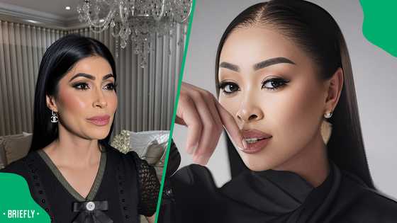 Khanyi Mbau mistaken for 'RHOD' star Sorisha Naidoo in new picture: "A Sorisha from Temu"