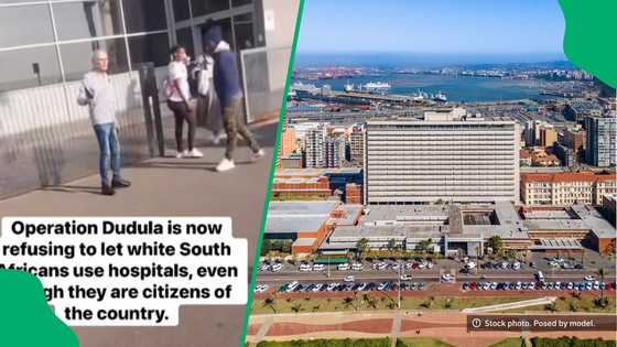"What's Going On": Video Showing Group Denying Hospital Entry to Alleged SA Citizen Causes a Stir
