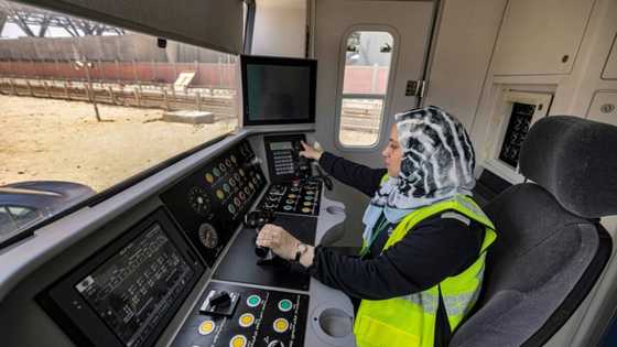 On track: Cairo metro employs Egypt's first women train drivers