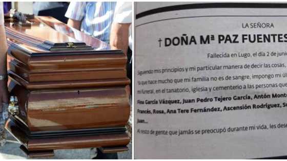 Lady bans family from attending her funeral, only 15 people invited