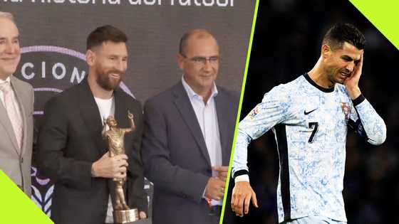 Messi beats Ronaldo to another prize, 'the player with the most titles in history'