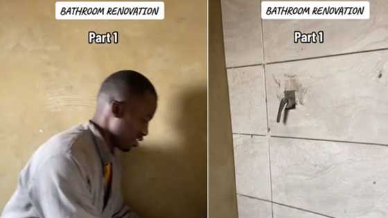 Soweto woman renovates bathroom on tight budget less than R3k, cost of labour has Mzansi impressed