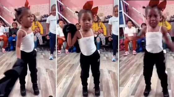 Energetic girl sets the dance floor on fire with cool moves, peeps can’t get enough of her facial expressions