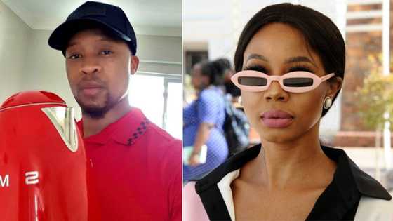 'Smelly': Mr Smeg hilariously shoots his shot with Kelly Khumalo