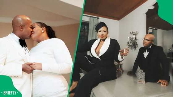 Anele Mdoda enjoys special performance at engagement party, SA gushes: "You know how to celebrate"