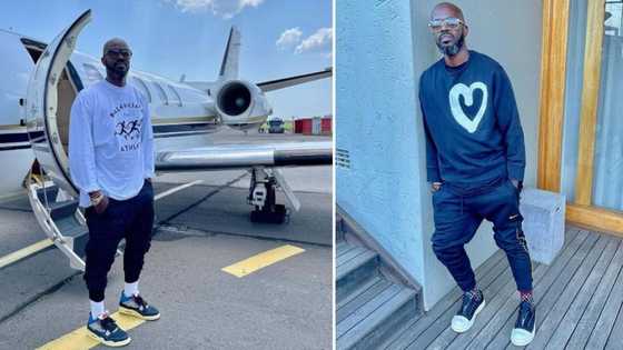 Black Coffee lives large in private jet, Grammy-winning DJ shares stunning pic, SA reacts: "The real Zai Zai"