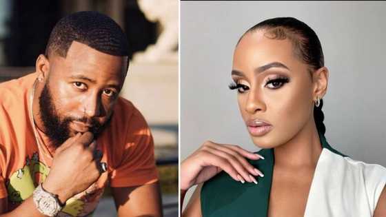 Cassper Nyovest’s baby mama Thobeka Majozi shows off hourglass figure during rare appearance at ‘RHOD’ premiere