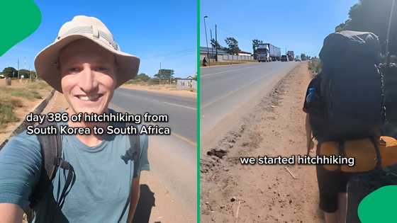 "Safe travels": Hitchhiker from South Korea to South Africa faces aggressive driver, SA stunned