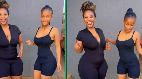 TikTok video of mom and daughter dancing together in tight bodysuits wins over awestruck South African fans