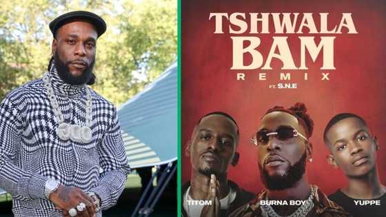 South Africans react to 'Tshwala Bam Remix' featuring Burna Boy: "What an unnecessary remix"