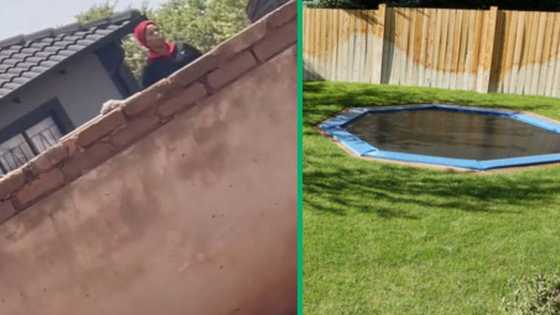 TikTok video of SA domestic worker playing trampoline leaves Mzansi thoroughly amused
