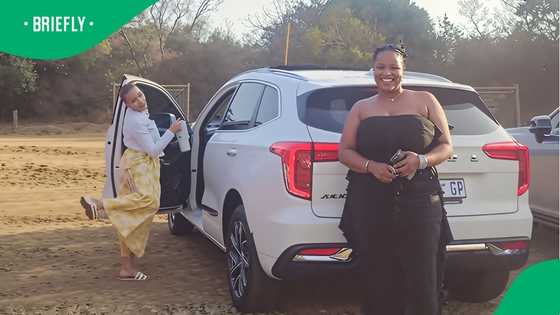 Women in Haval owners' club introduce themselves alongside their cars in TikTok video