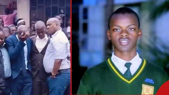 High school principal breaks into tears while sympathising with family of boy who died in dorm