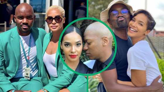 Mzansi digs up picture of Dr Musa Mthombeni's wife Liesl Laurie and her ex Proverb: "Life is not fair"