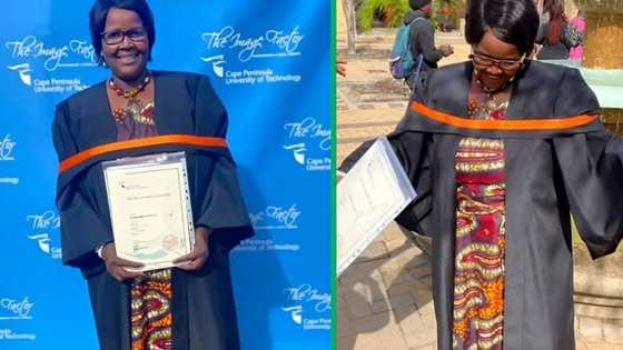 Cape Peninsula University of Technology student graduates at 54 in inspiring video