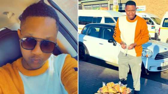 Jobless man makes car payments by selling biscuits at the taxi rank from 4am, his hustle inspires many