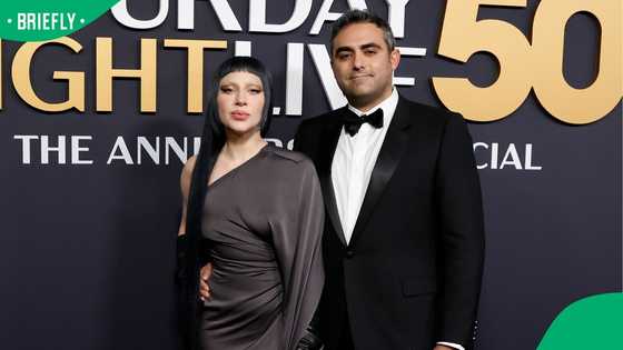 Lady Gaga steps out with baby and fiancé Michael Polansky in first sighting as a mom