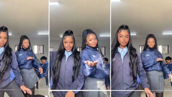 Stunning Curro pupils with gorgeous lace wigs and braids dance to amapiano in viral video, Mzansi in awe